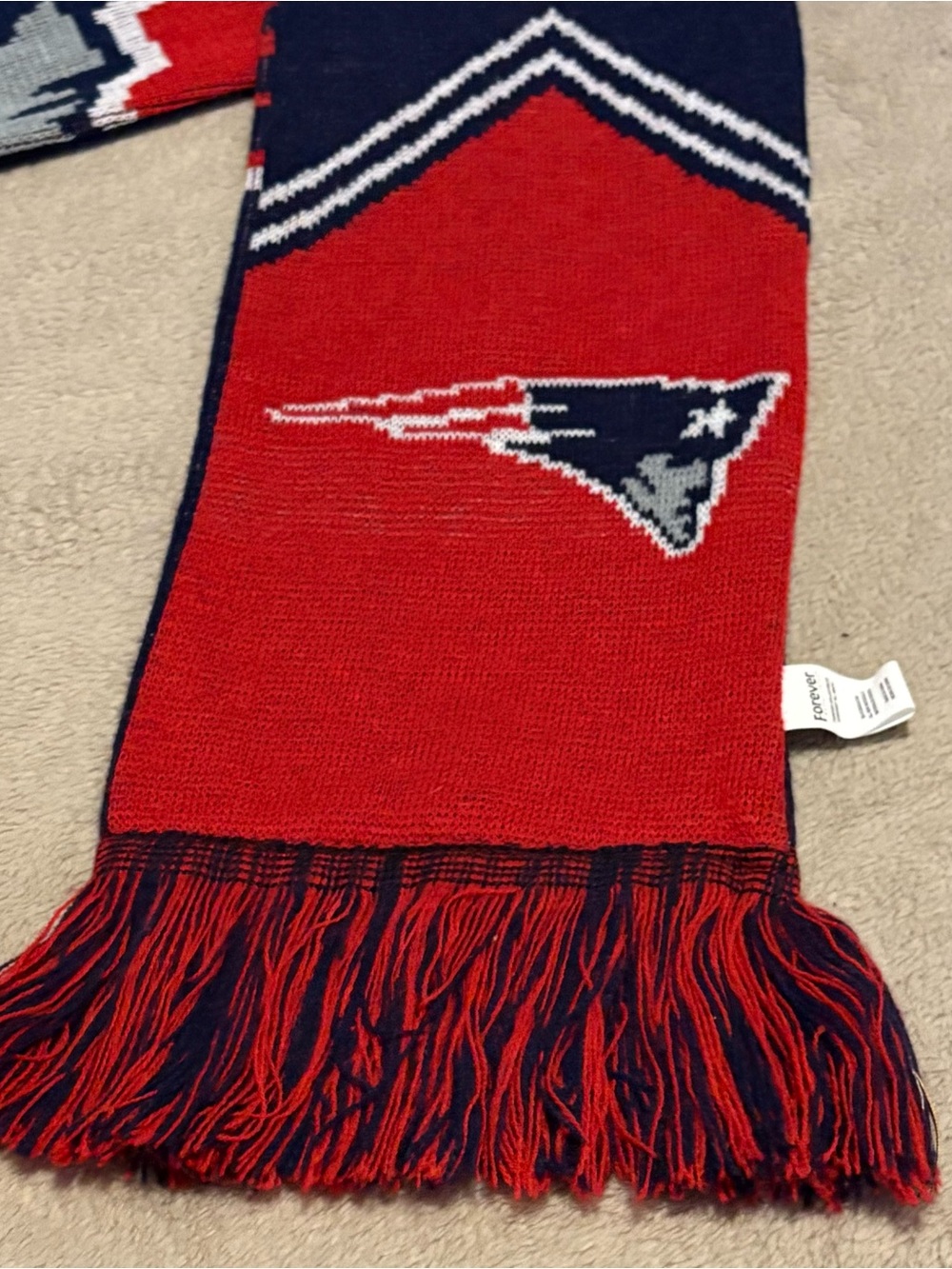 New England Patriots NFL Forever Collectibles Reversible Scarf